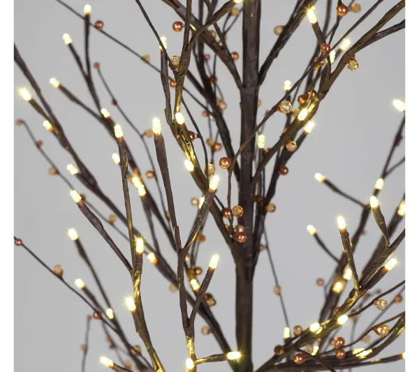 ALICE'S GARDEN Sapin Et Accessoire^Alice'S Garden Arbre Lumineux De 180 Cm. 200 Leds. Perles Et Pied Inclus - Décoration De Noël