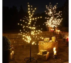 ALICE'S GARDEN Sapin Et Accessoire^Alice'S Garden Arbre Lumineux De 180 Cm. 200 Leds. Perles Et Pied Inclus - Décoration De Noël