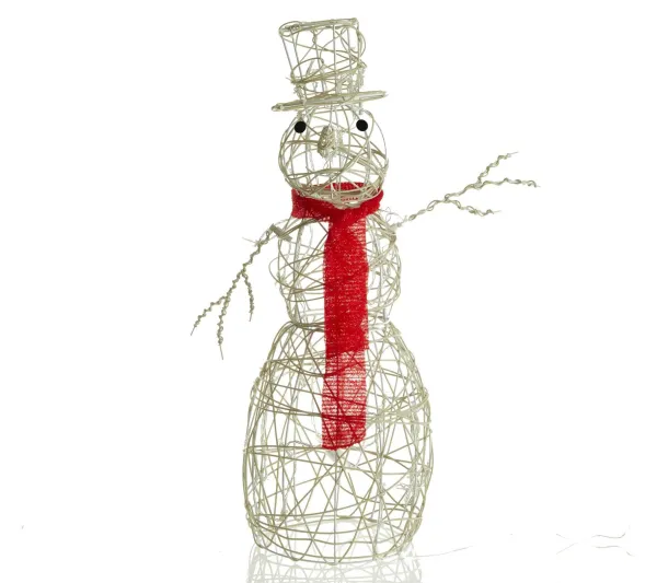 ALICE'S GARDEN Sapin Et Accessoire^Alice'S Garden Bonhomme De Neige Lumineux Blanc Haut De 70Cm. 50 Leds Blanc Chaud