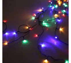 ALICE'S GARDEN Sapin Et Accessoire^Alice'S Garden Guirlande Lumineuse Solaire Exterieure. 15M De Long. 150 Led Multicolores. 8 Modes