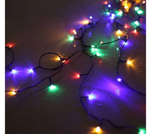 ALICE'S GARDEN Sapin Et Accessoire^Alice'S Garden Guirlande Lumineuse Solaire Exterieure. 15M De Long. 150 Led Multicolores. 8 Modes