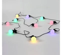 ALICE'S GARDEN Sapin Et Accessoire^Alice'S Garden Heracles - Guirlande Lumineuse Guinguette Exterieure Avec 10 Ampoules. 50 Led Multicolores.