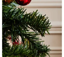 ALICE'S GARDEN Sapin Et Accessoire^Alice'S Garden Sapin De Noël Artificiel Avec Kit De Décoration - Toronto 180Cm - Vert Avec Décorations Rouge Et Or