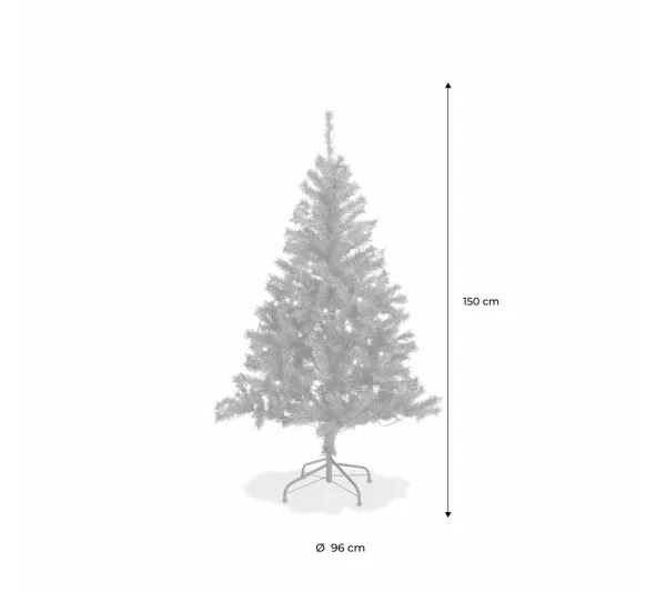 ALICE'S GARDEN Sapin Et Accessoire^Alice'S Garden Sapin De Noël Artificiel De 150 Cm Avec Guirlande Lumineuse Et Pied Inclus