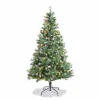 ALICE'S GARDEN Sapin Et Accessoire^Alice'S Garden Sapin De Noël Artificiel Deluxe De 180 Cm Avec Guirlande Lumineuse. Décorations Et Pied Inclus