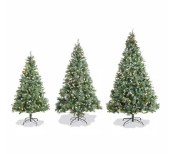 ALICE'S GARDEN Sapin Et Accessoire^Alice'S Garden Sapin De Noël Artificiel Deluxe De 180 Cm Avec Guirlande Lumineuse. Décorations Et Pied Inclus
