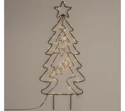 Best AMBIANCE Arbre De Noël A Enfoncer De Jardin Avec 90 Led