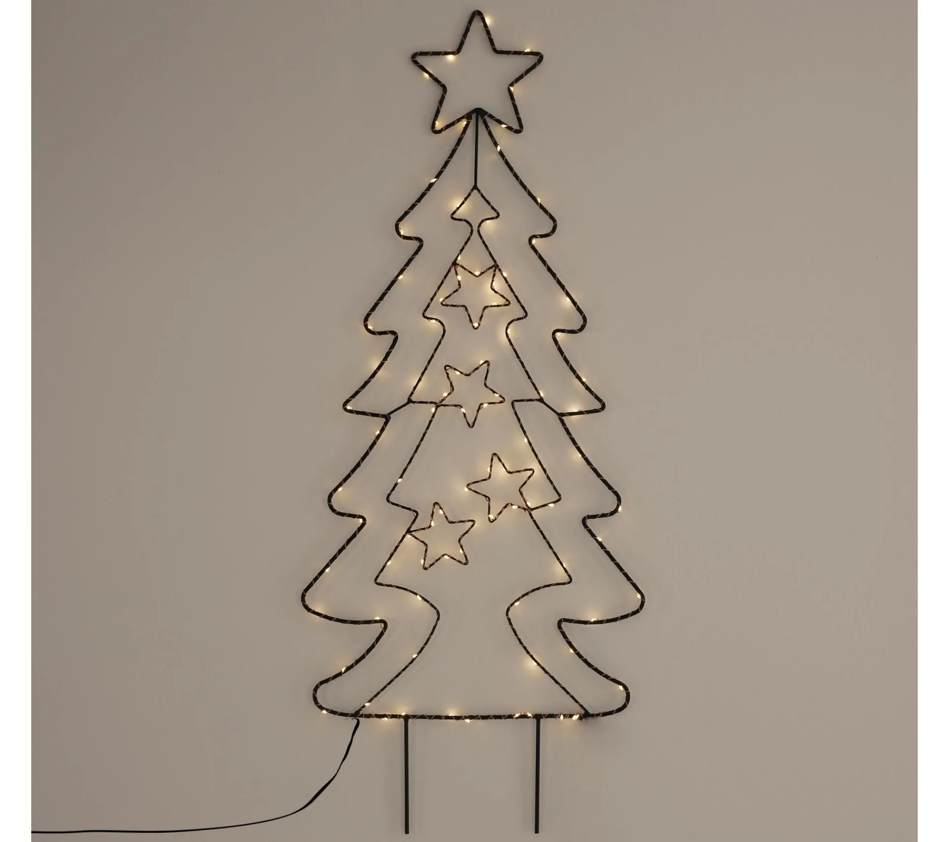 Best AMBIANCE Arbre De Noël A Enfoncer De Jardin Avec 90 Led