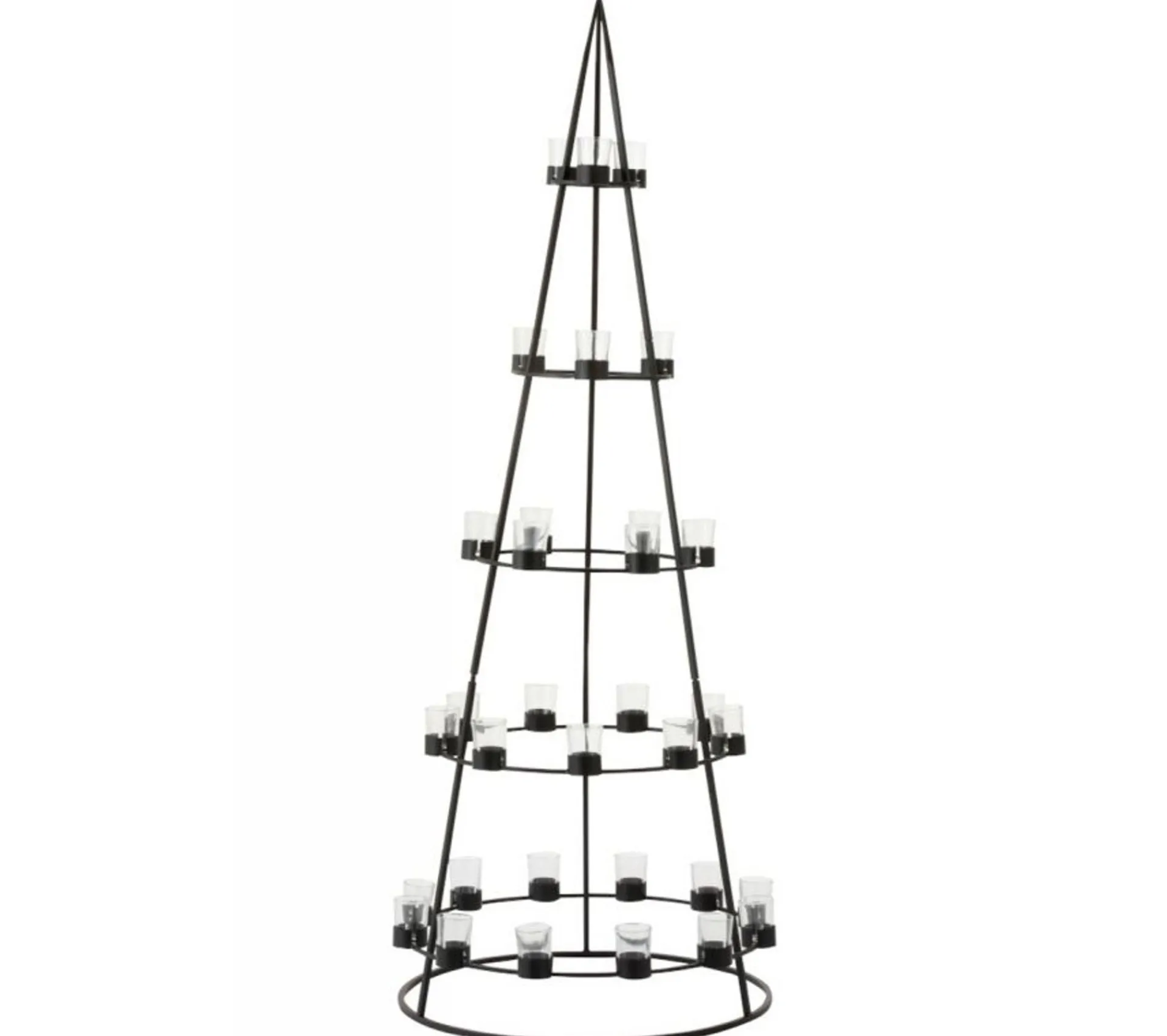 Cheap * Arbre Déco En Metal "33 Photophores" 160Cm Noir