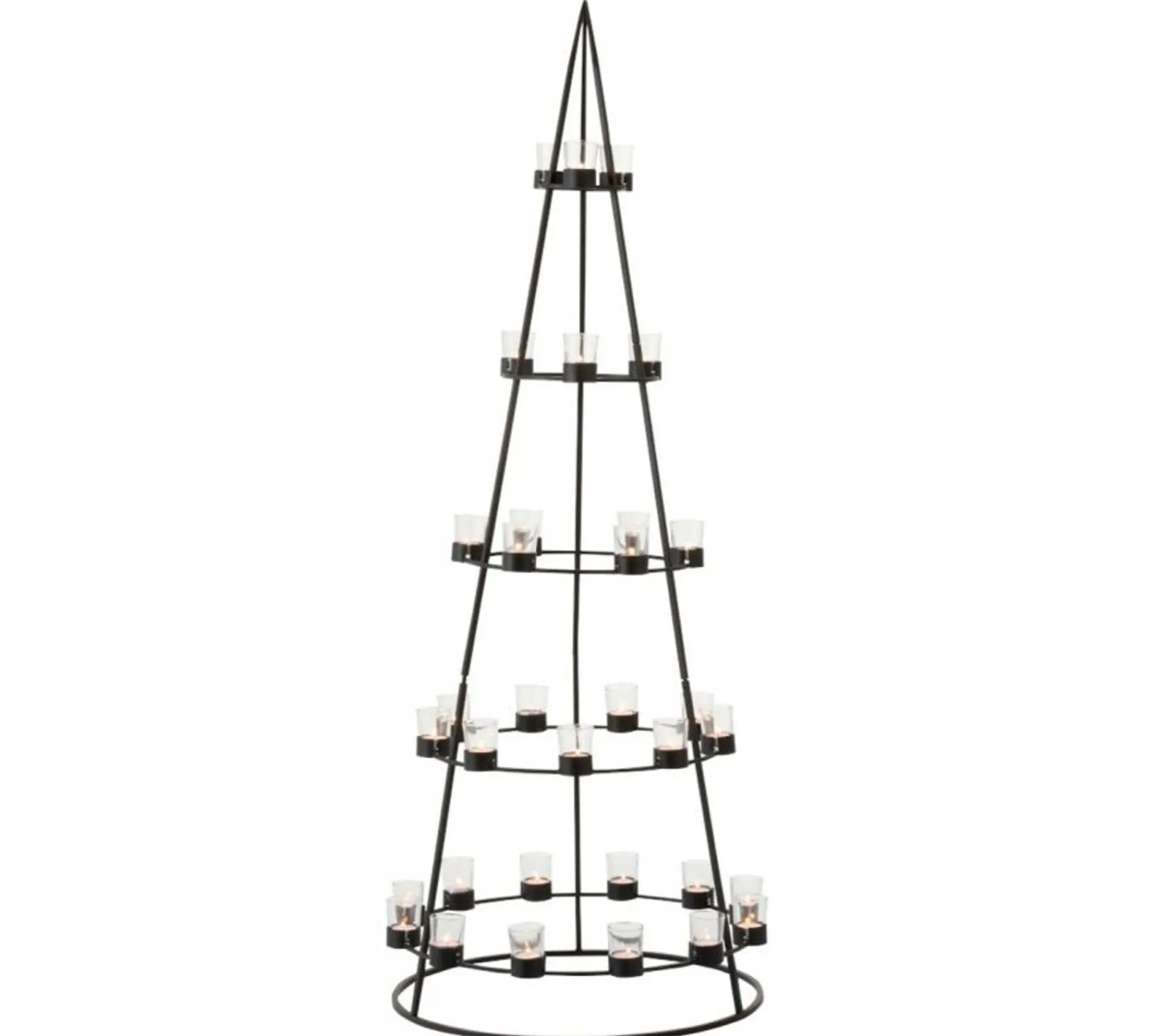 Cheap * Arbre Déco En Metal "33 Photophores" 160Cm Noir
