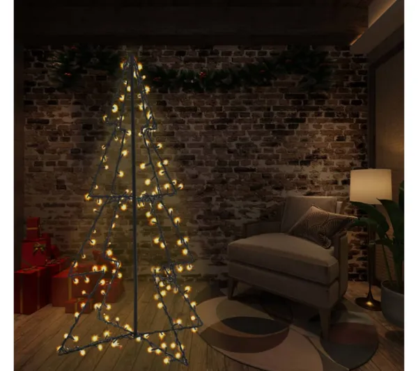 * Guirlande Et Boule De Sapin^Arbre De Noël C Ne 240 Led D'Interieur/D'Exterieur 115X150 Cm