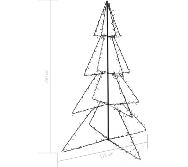 * Guirlande Et Boule De Sapin^Arbre De Noël C Ne 240 Led D'Interieur/D'Exterieur 115X150 Cm