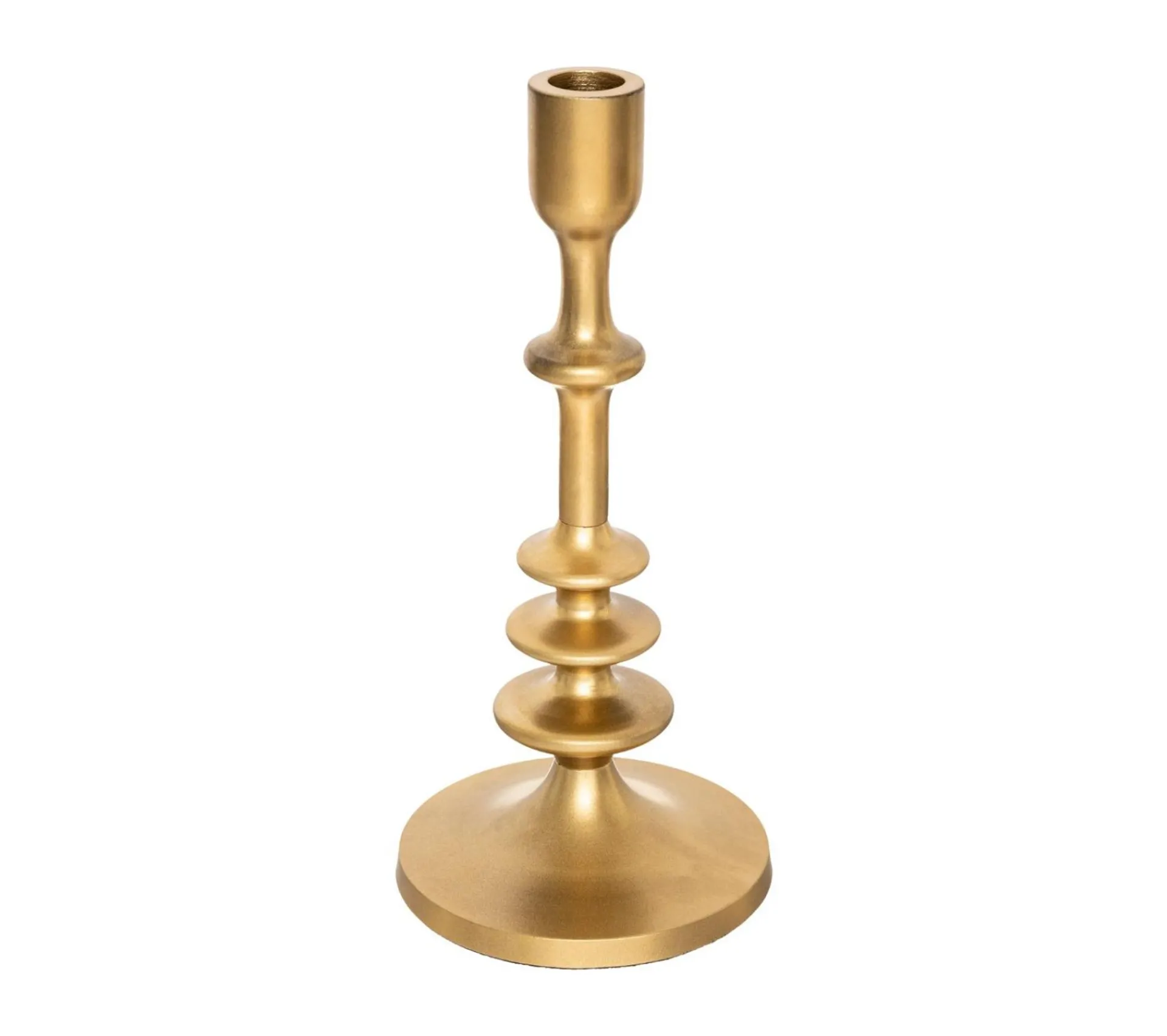 Discount ATMOSPHERA Bougeoir Chandelier En Metal Dore H 25.5 Cm