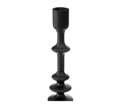 Fashion ATMOSPHERA Bougeoir Chandelier En Metal Noir H 25 Cm