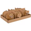 Hot ATMOSPHERA Bougie Boule Rustique Jaune D 10 Cm