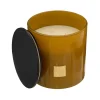 Outlet ATMOSPHERA Bougie Parfumee Vanille Bourbon Dans Pot En Verre Ocre 1200 G