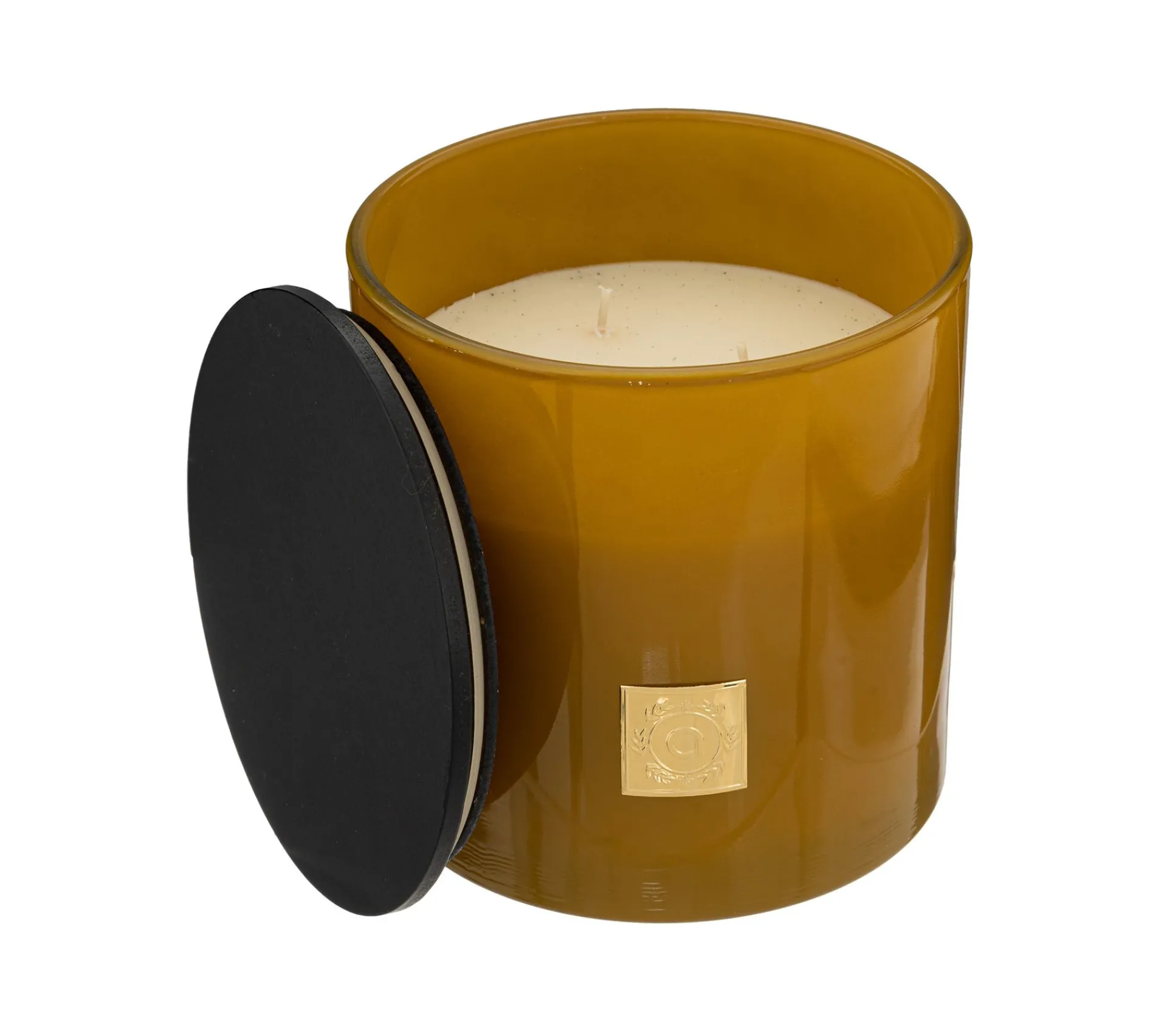 Outlet ATMOSPHERA Bougie Parfumee Vanille Bourbon Dans Pot En Verre Ocre 1200 G
