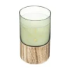 Fashion ATMOSPHERA Bougie Parfumee Bois De Cedre Pot En Verre Et Bois 360 G