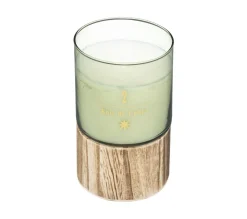 Fashion ATMOSPHERA Bougie Parfumee Bois De Cedre Pot En Verre Et Bois 360 G