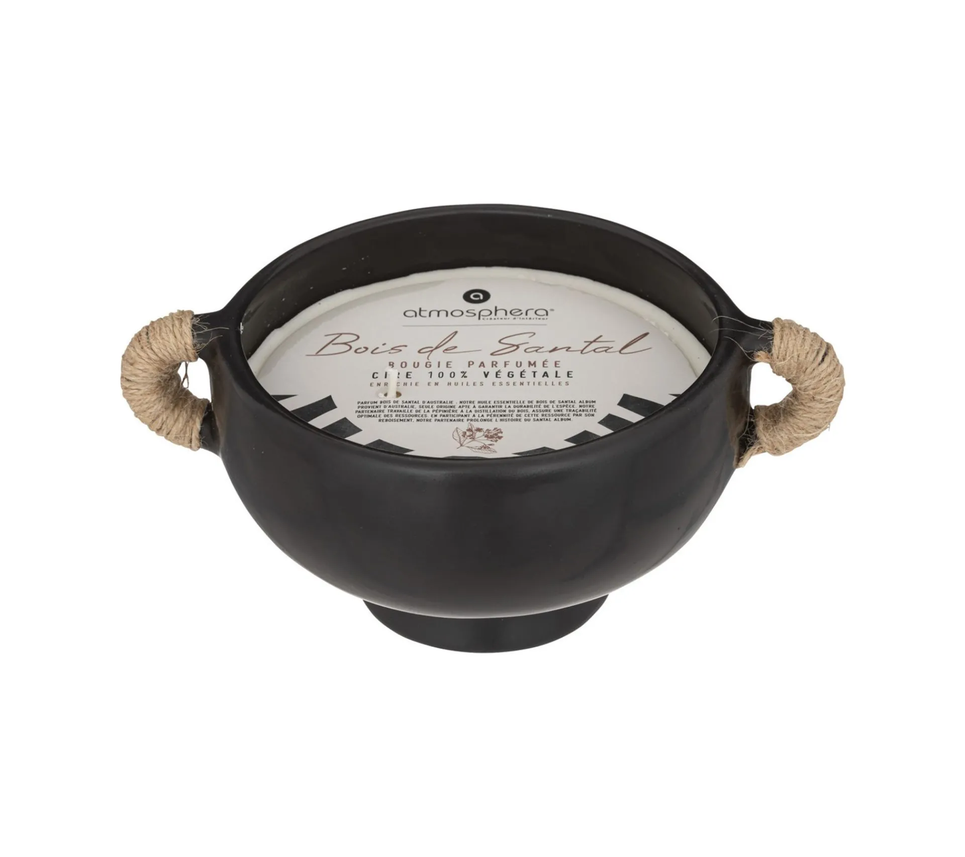 Best ATMOSPHERA Bougie Parfumee Bois De Santal Pot En Ceramique 415 G