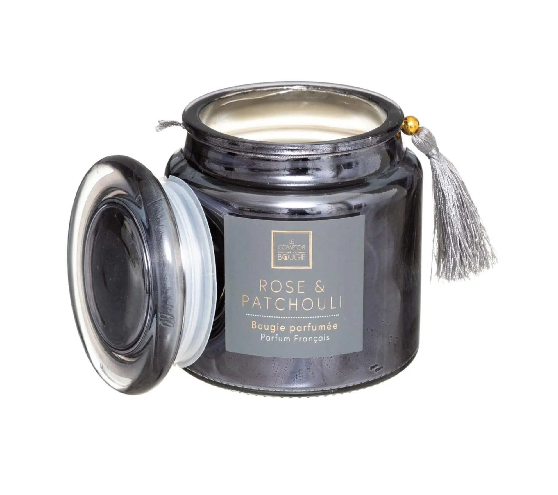 Sale ATMOSPHERA Bougie Parfumee Dans Pot En Verre Avec Couvercle Et Pompon 300 G