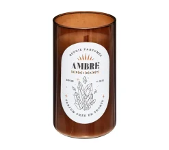 Store ATMOSPHERA Bougie Parfumee Pot En Verre Avec Couvercle 230 G Parfum Ambre