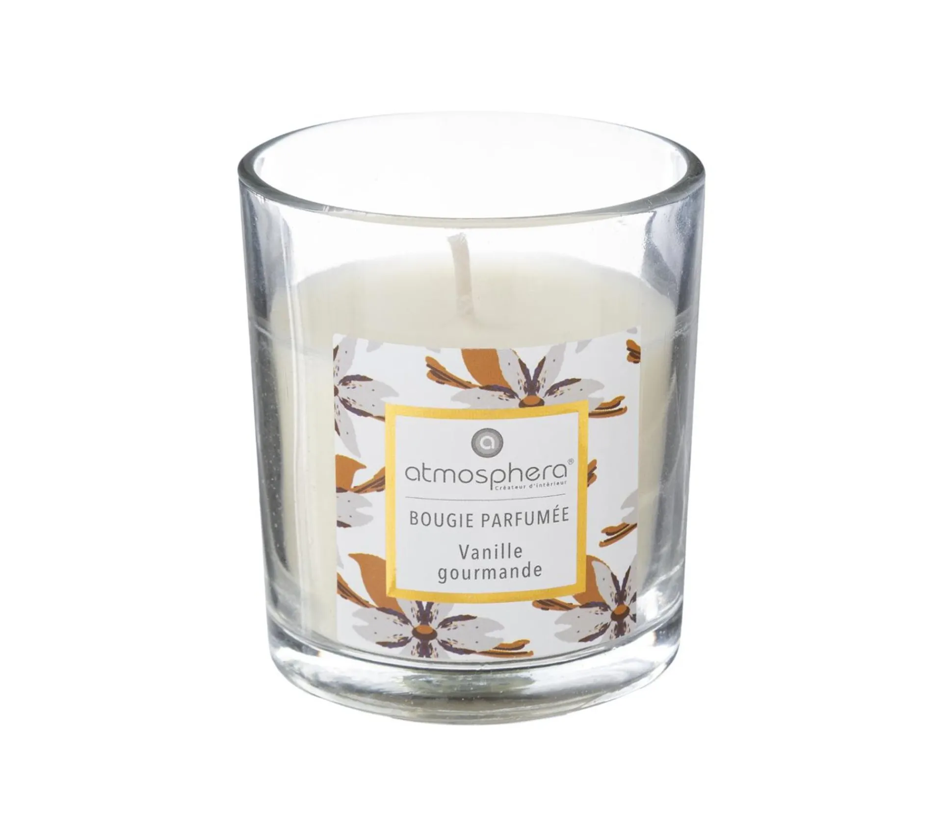 Hot ATMOSPHERA Bougie Parfumee Vanille Gourmande Pot En Verre 110 G