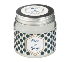 Discount ATMOSPHERA Bougie Parfumee Mure Et Sauge Pot En Verre Avec Couvercle 65 G