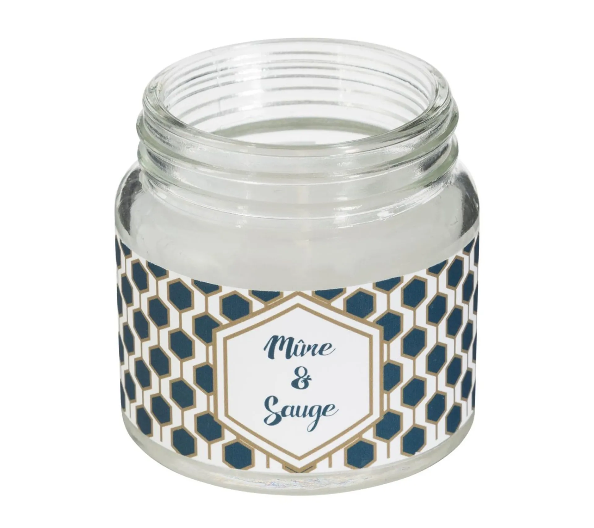 Discount ATMOSPHERA Bougie Parfumee Mure Et Sauge Pot En Verre Avec Couvercle 65 G