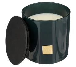 Best ATMOSPHERA Bougie Parfumee Feve Tonka Dans Pot En Verre Bleu 1200 G
