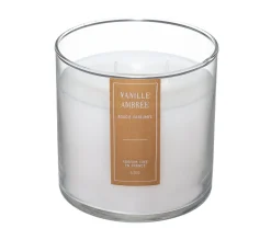 Clearance ATMOSPHERA Bougie Parfumee Pot En Verre 430 G Parfum Vanille Ambree