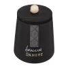 Best ATMOSPHERA Bougie Parfumee Dans Pot En Ceramique Noire Avec Couvercle 320 G
