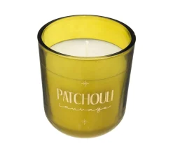 Fashion ATMOSPHERA Bougie Parfumee Night Patchouli 170 G Pot En Verre Jaune Moutarde