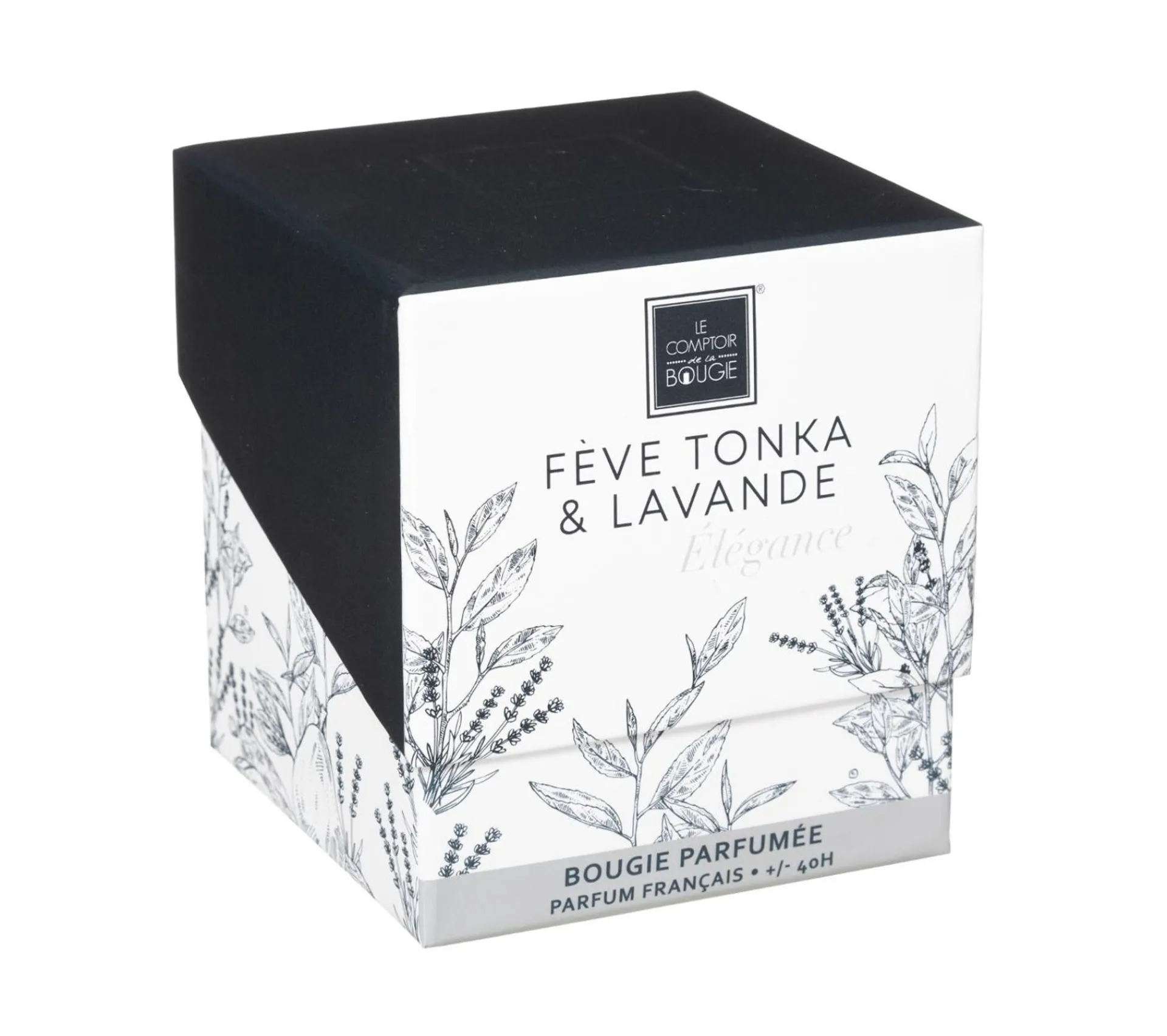 New ATMOSPHERA Bougie Parfumee Feve Tonka Et Lavande Pot En Verre 210 G
