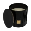 Outlet ATMOSPHERA Bougie Parfumee Fruits Des Bois Dans Pot En Verre Noir 1200 G