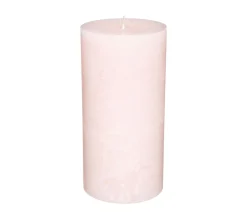 Flash Sale ATMOSPHERA Bougie Ronde Rustique Rose H 14 Cm