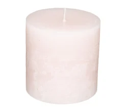 Discount ATMOSPHERA Bougie Ronde Rustique Rose D 6.7 Cm