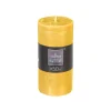 Online ATMOSPHERA Bougie Ronde Rustique Jaune H 14 Cm