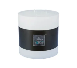 Online ATMOSPHERA Bougie Ronde Rustique Blanc D14