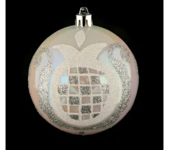 ATMOSPHERA Guirlande Et Boule De Sapin^ Boule De Noël Décoree - Perles - Argent