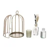 Sale ATMOSPHERA Coffret Cage En Metal Diffuseur De Parfum Fleur De Jasmin Avec Batonnets Et Bougie
