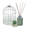 Hot ATMOSPHERA Coffret Senteur Eucalyptus Zen Cage En Metal , Diffuseur De Parfum Et Bougie Parfumee