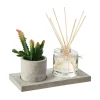 Store ATMOSPHERA Coffret Senteur Diffuseur De Parfum Et Plante Artificielle Parfumee Sur Plateau
