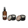 Best ATMOSPHERA Coffret Senteur Ambre Et Vanille Spray Parfum Et 2 Bougies Pot En Metal