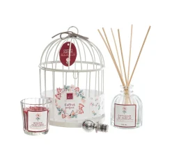 Best ATMOSPHERA Coffret Senteur Poesie Zen Cage En Metal , Diffuseur De Parfum Et Bougie Parfumee