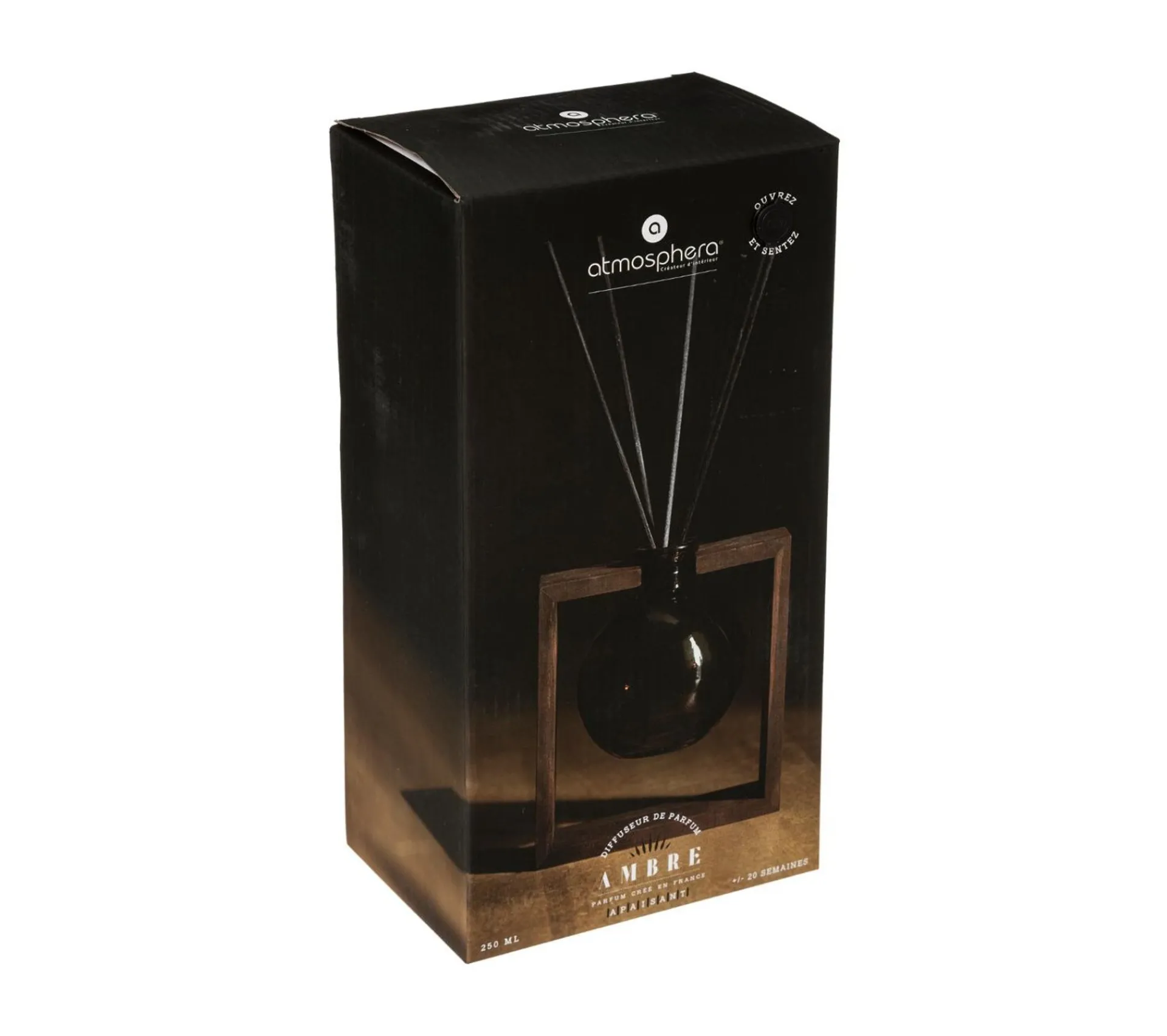 Sale ATMOSPHERA Diffuseur De Parfum Ambre 250 Ml Avec 6 Batonnets