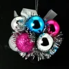 ATMOSPHERA Guirlande Et Boule De Sapin^ Fleur De Noël - Turquoise, Fuchsia Et Noir