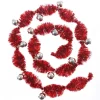 ATMOSPHERA Guirlande Et Boule De Sapin^ Guirlande De Noël Pompon - 12 Boules - Argent