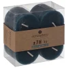 Cheap ATMOSPHERA Lot De 4 Bougies Votive Rustique Bleu Canard D 4.5 Cm