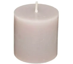 New ATMOSPHERA Lot De 4 Bougies Votive Rustique Taupe D 4.5 Cm